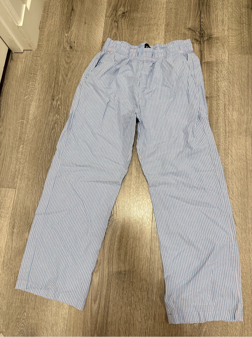 Light Blue Pinstripe Women’s Lounge Pants